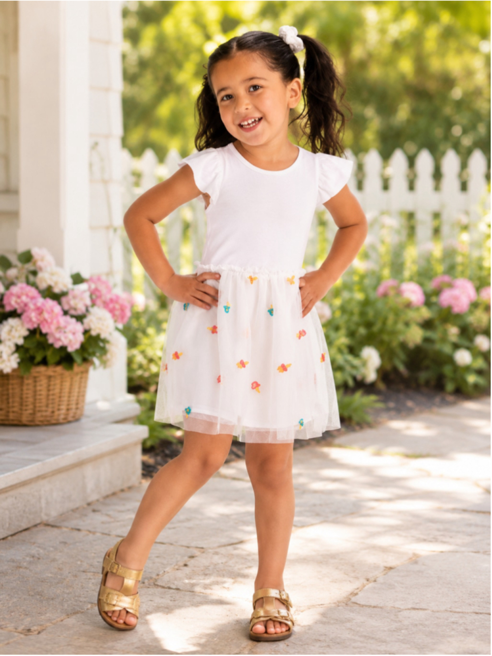 Cat & Jack Toddler Girls Ice Cream Tulle Dress – Size 4T